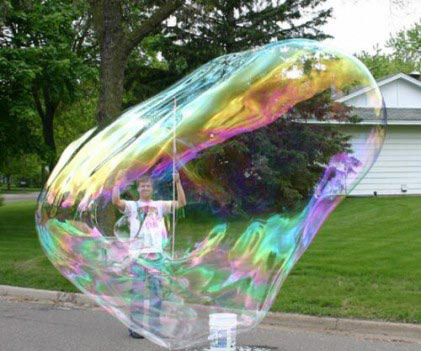 This is a big bubble