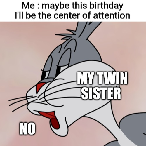 My twin sister